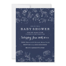 Animal Constellations Baby Shower Invitation