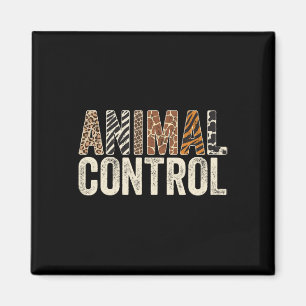Animal Control Funny Halloween Costume Zoo Party M Magnet