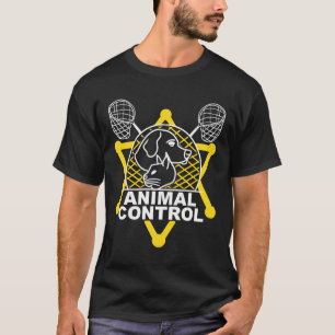 Animal Control Officer Catcher Cats Dogs Funny Lon T-Shirt