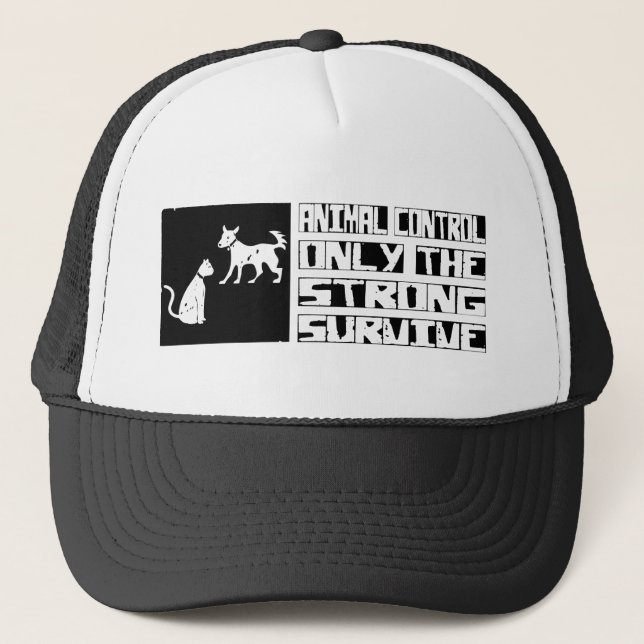 Animal Control Survive Trucker Hat (Front)