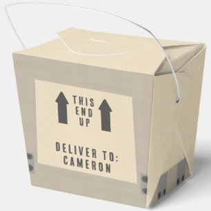 Animal Crate Dinosaur Jurassic Birthday Large Favour Box