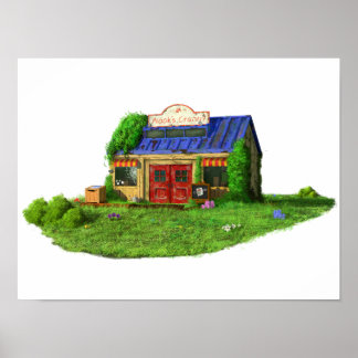 Animal Crossing - Nook's Cranny Abandoned Poster