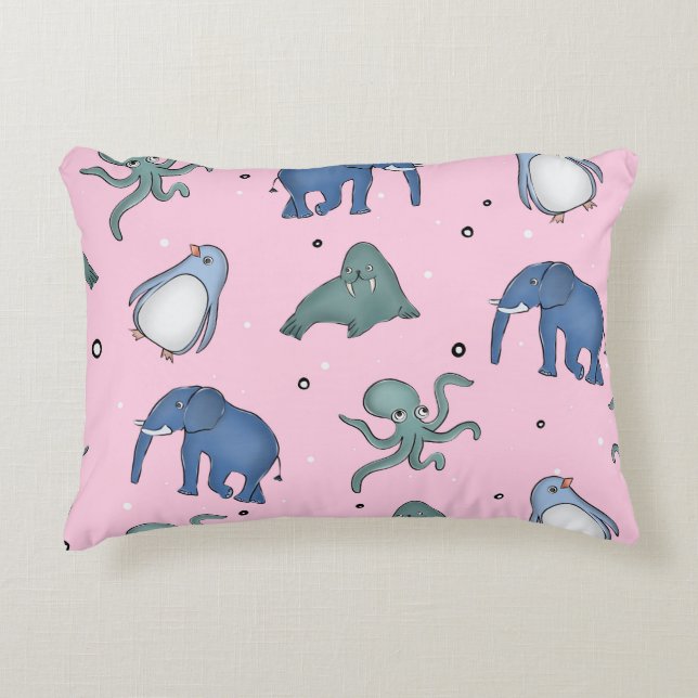 Animal  decorative cushion (Front)