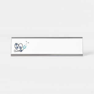 Animal Doctor Desk Name Plate
