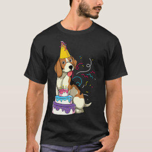 Animal Dog Birthday Party Pet Owner Beagle T-Shirt