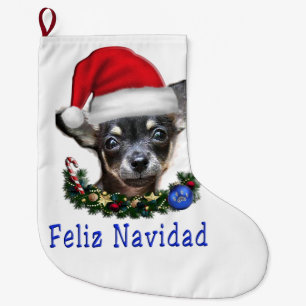 Animal doggy Christmas stocking