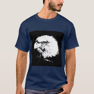 Animal Eagle Face Men's Template Modern T-Shirt