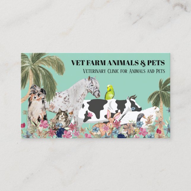Animal Encounter Events Business Card (Front)