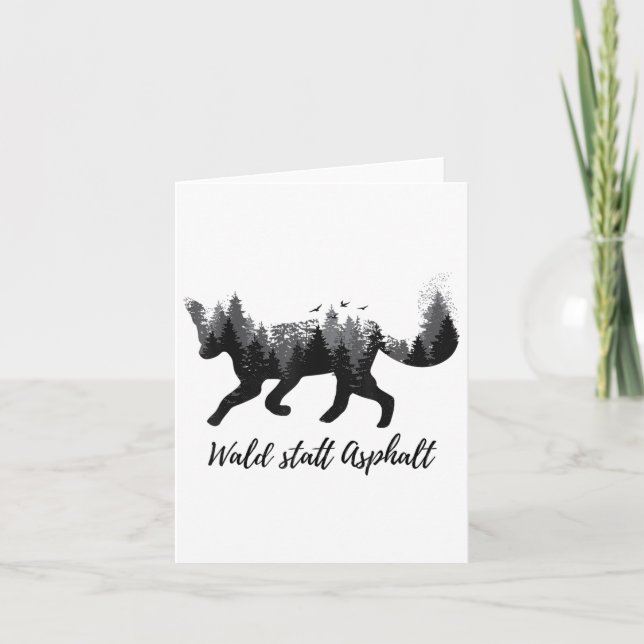 Animal Environmental Protection Climate Protection Card (Front)