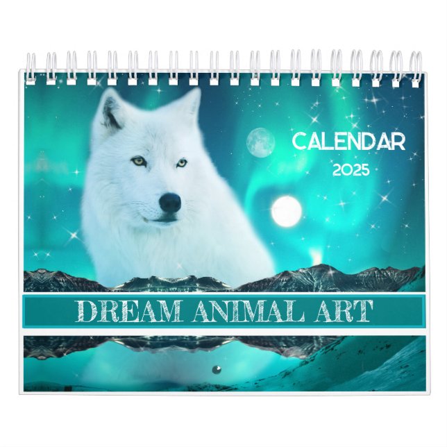 Animal fantasy art Calendar 2025 (Cover)