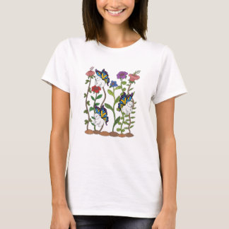 Animal Fantasy Butterfly Flowers T-Shirt