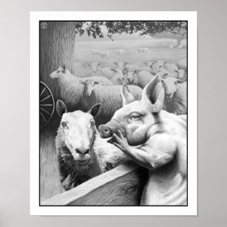 Animal Farm - Squealer Poster