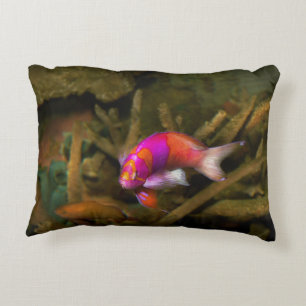 Animal - Fish - Pseudanthias pleurotaenia Decorative Cushion