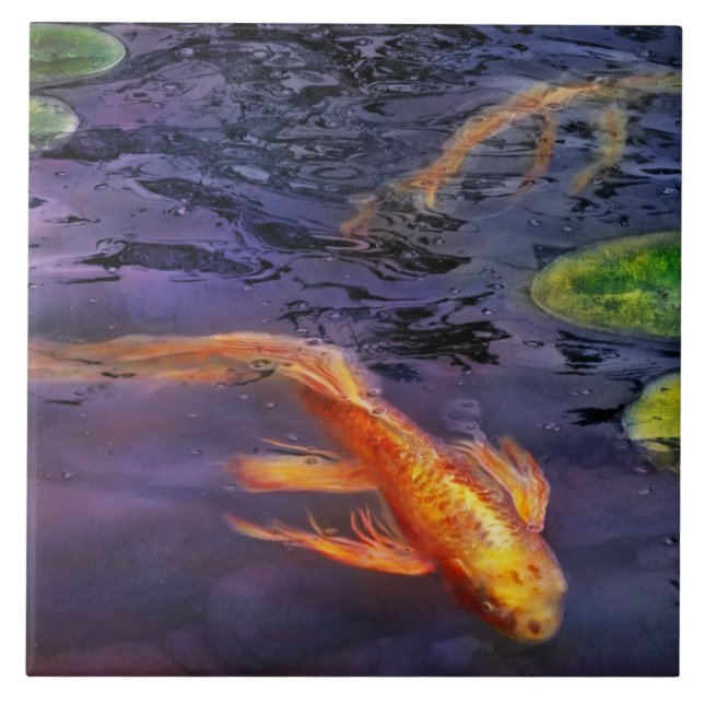 Animal - Fish - There's something about koi Tile (Front)