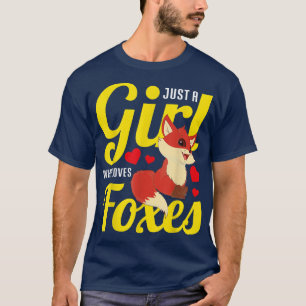 Animal Forest Fo Lover Women Just A Girl Who Loves T-Shirt