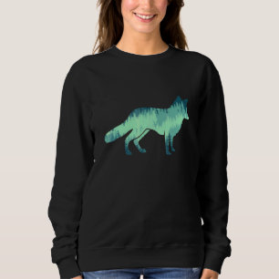 Animal Fox Dog Forest Trees Fir Nature Nature Frie Sweatshirt