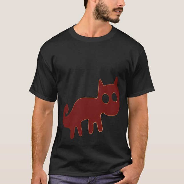 Animal Fox Symbols Ancient Nazca Peru Tribal T-Shirt (Front)