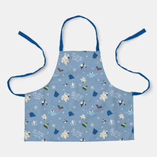 Animal Friends "Bye Buddy" Winter Pattern Apron