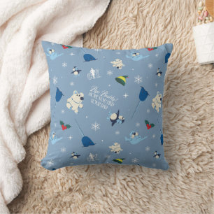 Animal Friends "Bye Buddy" Winter Pattern Cushion