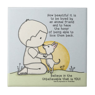 Animal Friends Ceramic Tile