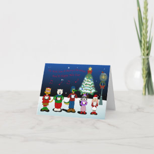 Animal Friends Choir Christmas Cards