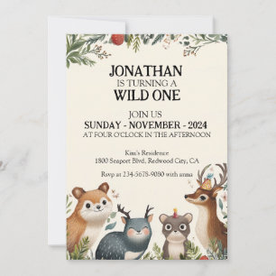 Animal Friends Invitation