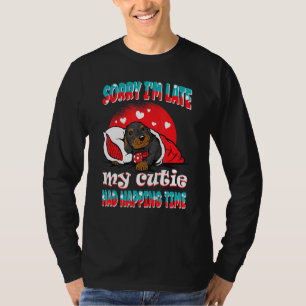 Animal Friends Puppy Ladybird Sorry I Am Late Wood T-Shirt
