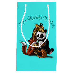 Animal Friendship Birthday Small Gift Bag