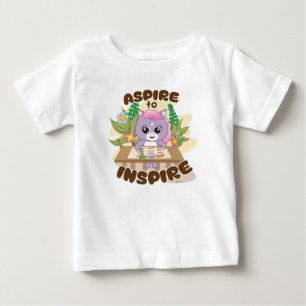 Animal Frienz Collection: Aspire to Inspire Baby T-Shirt