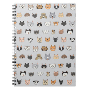 Animal Fun: Cats Dogs Doodle Mix Notebook