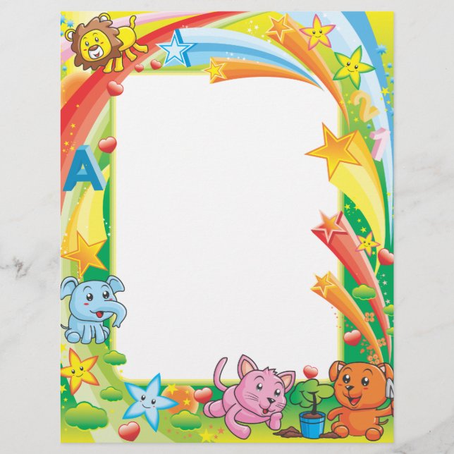 Animal Fun Letterhead (Front)