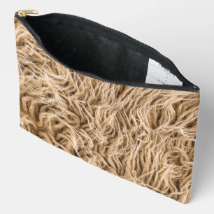 Animal fur accessory pouch