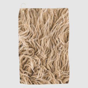 Animal fur golf towel