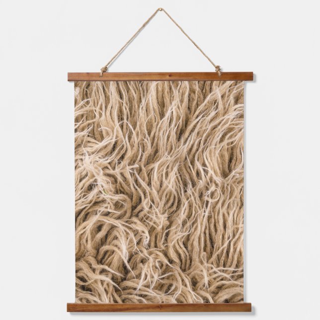 Animal fur hanging tapestry (Front)
