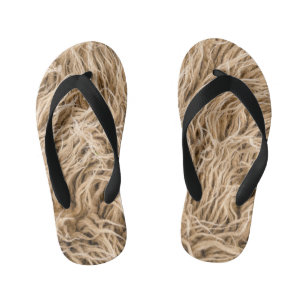 Animal fur kid's thongs