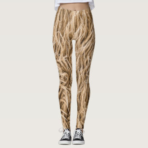 Animal fur leggings