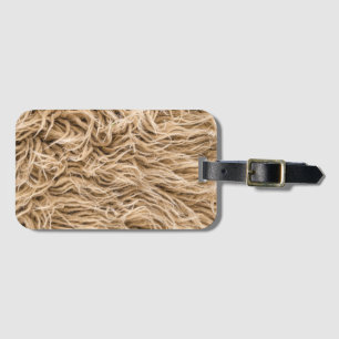 Animal fur luggage tag