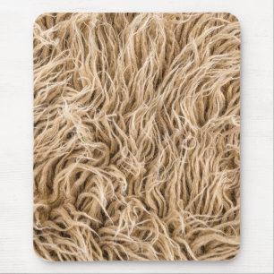 Animal fur mouse pad