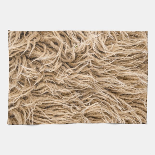 Animal fur tea towel (Horizontal)