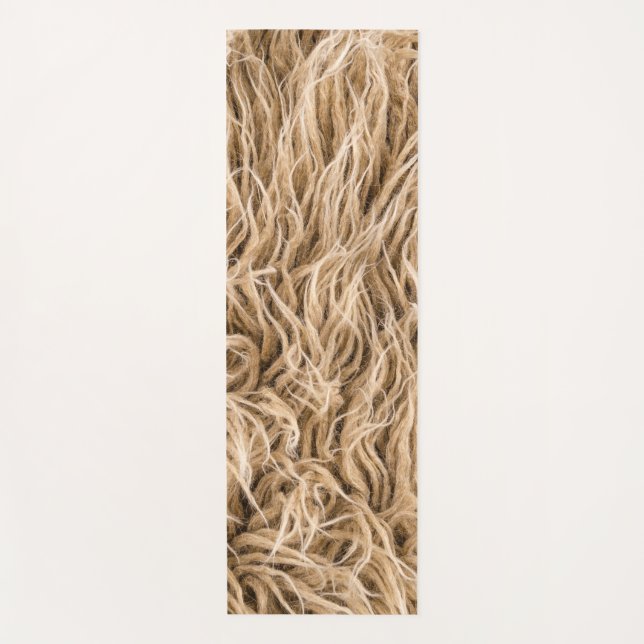 Animal fur yoga mat (Front)
