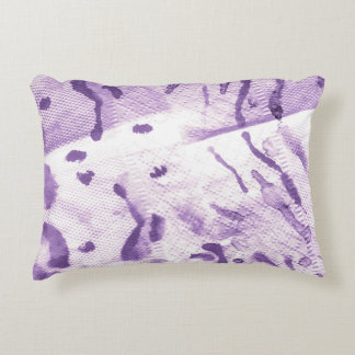Animal Geometric Textured. Lavender Cross Lines. L Decorative Cushion