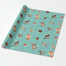 Animal Gift Paper of the Forest
