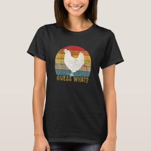 Animal Guess What Chicken Butt Cute Chickens Buffs T-Shirt