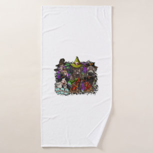 Animal Halloween Bath Towel