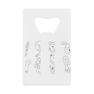 Animal Head Colouring Book Donkey Mouse Pig Sheep