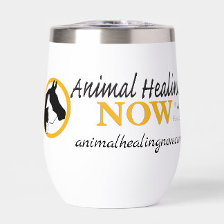 Animal Healing Now Wine Tumbler