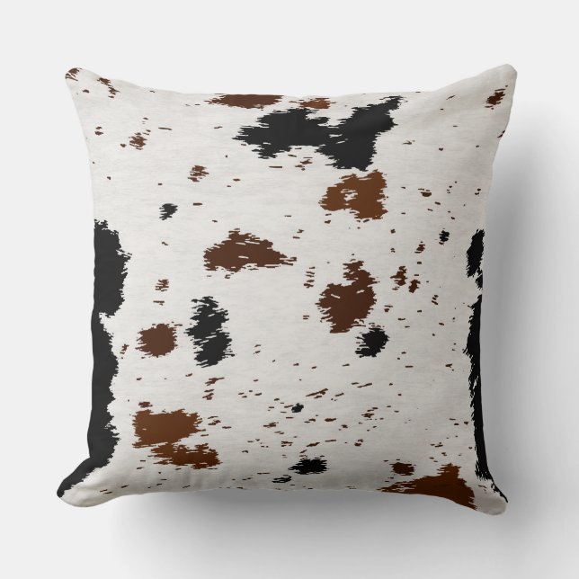 Animal Hide Throw Pillow (Front)