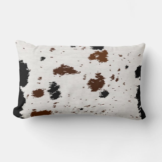 Animal Hide Throw Pillow (Front)