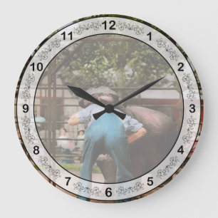 Animal - Hippo - Stupid human tricks 1910 Large Clock