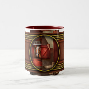 Animal - Horse - Calvins house Two-Tone Coffee Mug